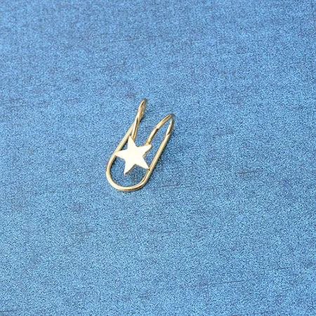 1Pc Silver Color /Golden Ear Cuff Earrings Women Star Heart Charming Hot Sale Without Non Piercing Cartilage Ear Clip