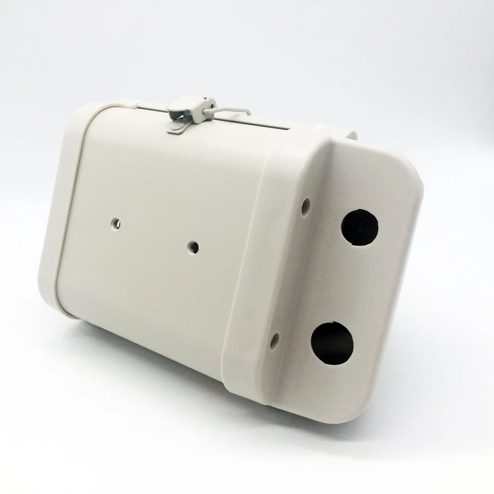 Безопасность CCTV 6 дюймов камера коробка прозрачное стекло без объектива вырез kamera корпус Открытый водонепроницаемый корпус крышка из алюминиевого сплава
