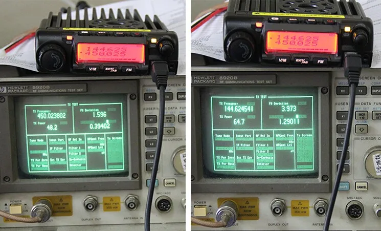 QYT KT8900 мини мобильный трансивер 136-174/400-480 МГц двухдиапазонный 25 Вт автомобильный радиоприемник GT-890 с кабелем для программирования CD