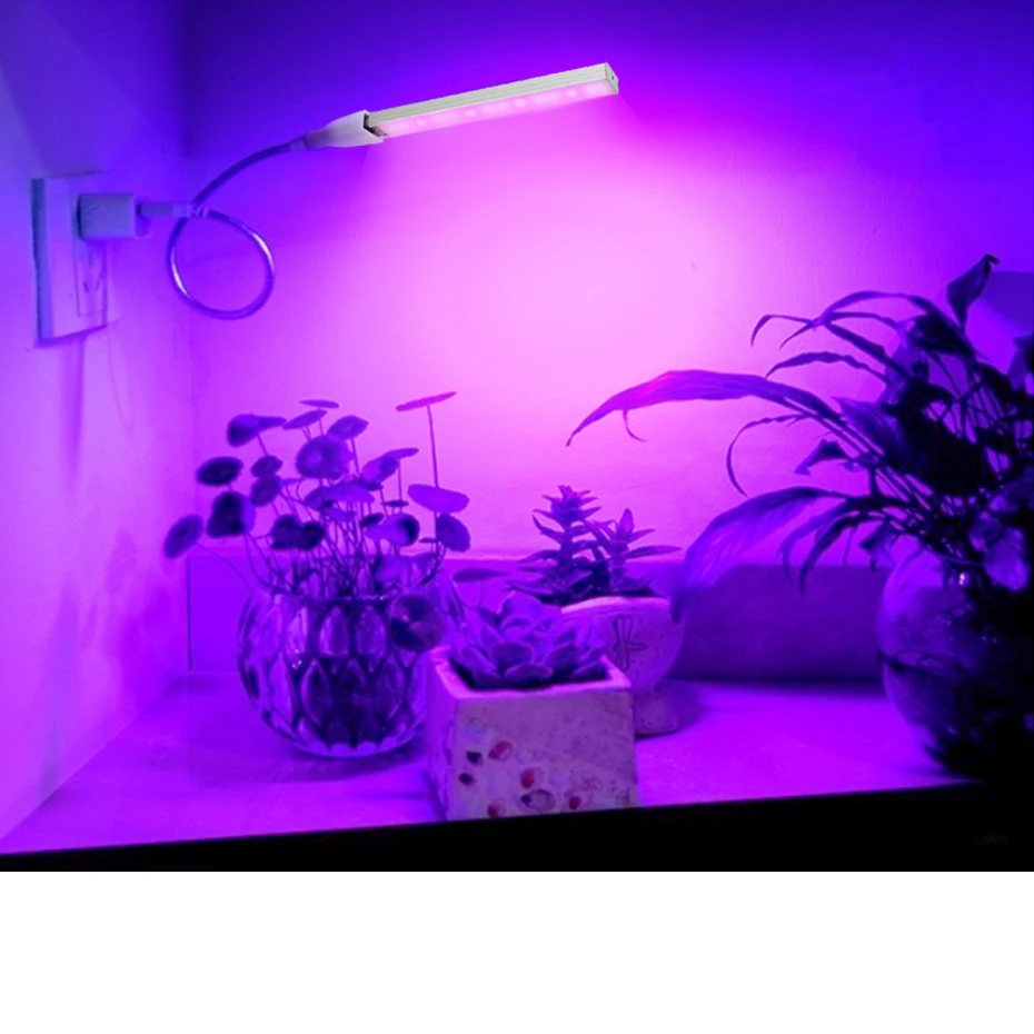 

Usb Led Grow Light Full Spectrum 3W 14Leds Red Blue Led Plant Grow Light Lamps For Indoor Flowering Potted Plants Growing Lamp