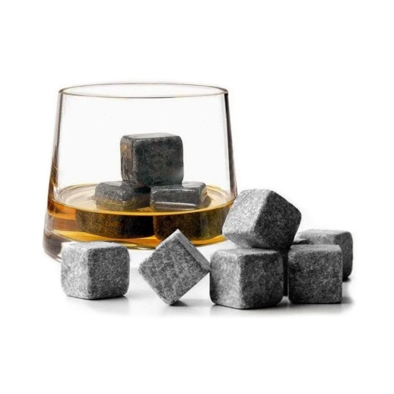 9pcs Whisky Ice Stones Drinks Wine Cooler Cubes Whiskey Beer Cube Stone Scotch Rocks Granite