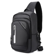 Водонепроницаемый USB дизайн груди сумка школьные мужские слинг-сумки бумажник на подарок большая емкость сумка Горячая сумка через плечо, Bolsa