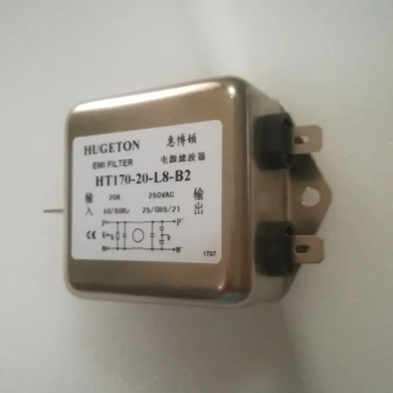 Hugeton однофазный EMI фильтр 20A 50/60 HZ Вход для 220VAC 25/085/21 Выход питания|input| |