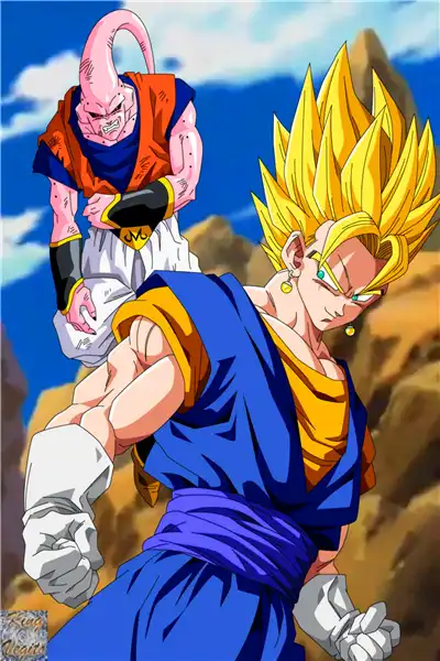 Dragon Ball Posters Dragon Ball Z Stickers Vegeth Vs Super Buu
