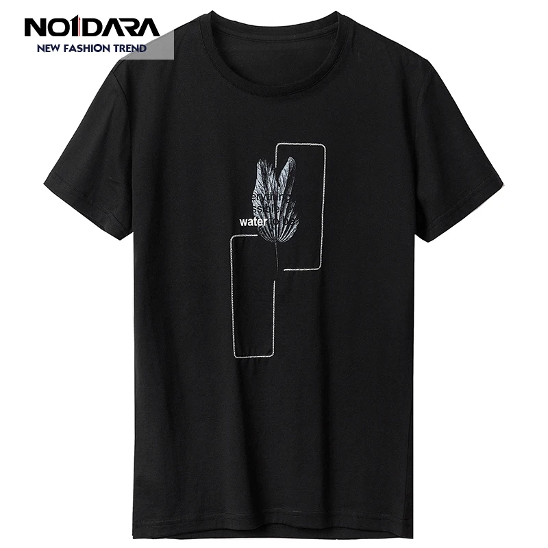 

No1dara 2018 summer new short-sleeved men's T-shirt leisure cotton round neck shirt shirt-TX82104586