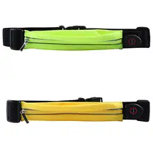 Спортивная Беговая сумка на талию наружная Sweatproof отражающий поясной ремень Пояс для фитнес-тренировок бегун пояс водонепроницаемый беговой мешок для живота