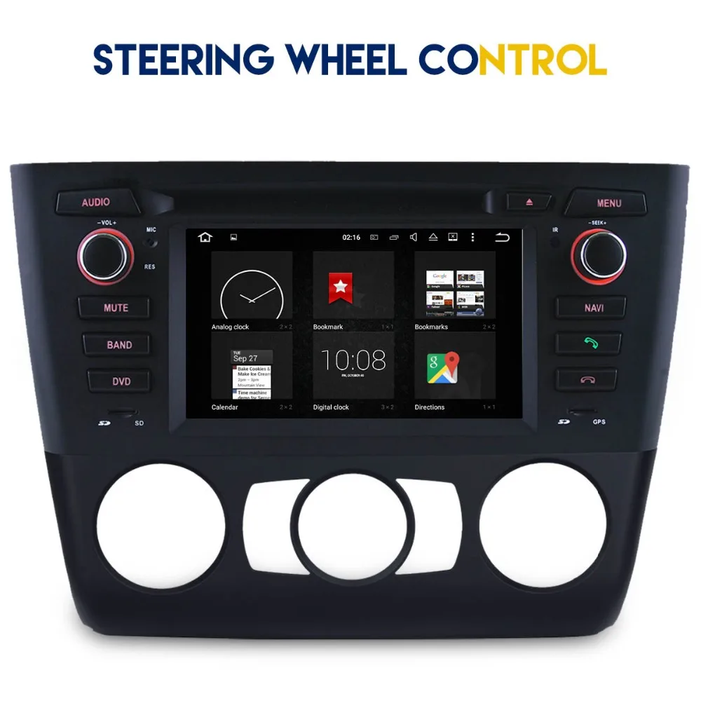 Cheap 8 Core Android 8.0 Car GPS DVD Player Radio IPS Screen For BMW 1 Series E81 E82 E87 E88 116i 118i 120i 130i 2004-2012 3