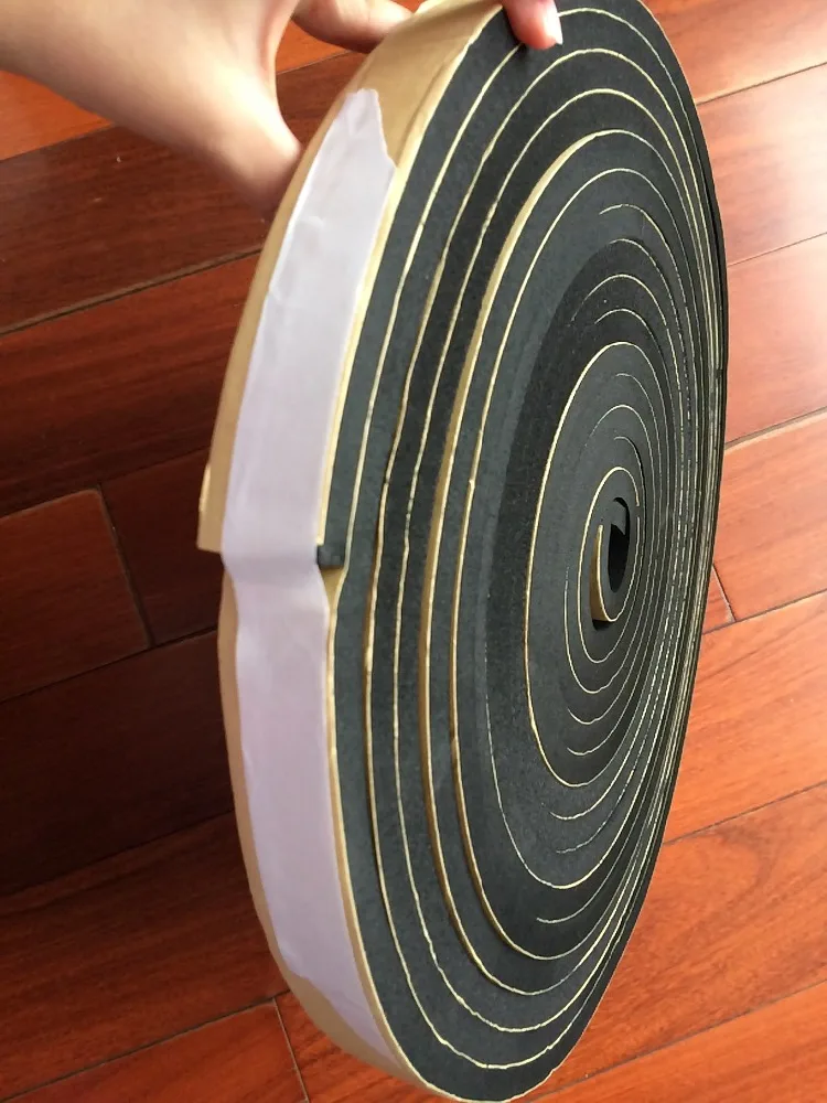 Excellent Sealing Tape Black EPDM Adhesive Sealing Tape Foam
