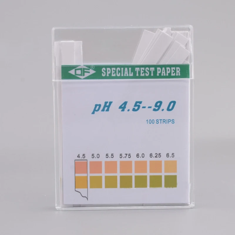 

100 Strip Two Color Saliva Slaver For Urine Pregnancy Test Paper PH 4.5 9.0 Include Packcing Box Drop Ship