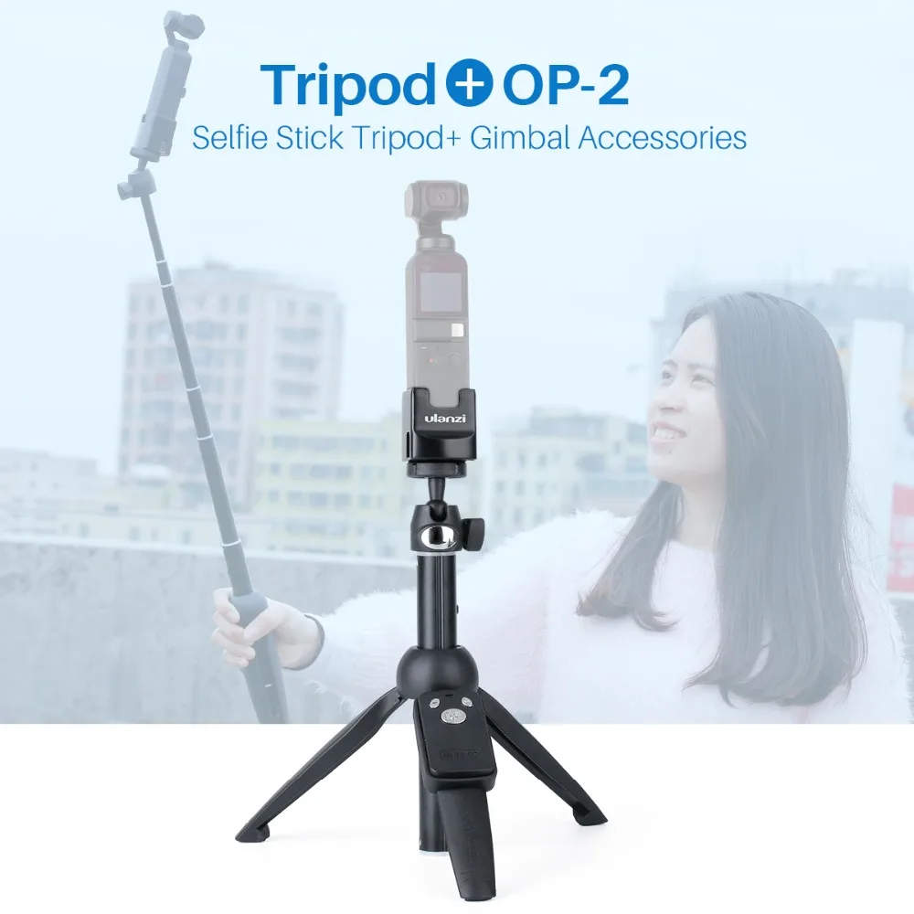 Ulanzi OP-2 Подставка для зарядки Держатель с креплением+ Yuteng YT9928 Bluetooth селфи палка штатив монопод для DJI OSMO Карманный Vlog камера