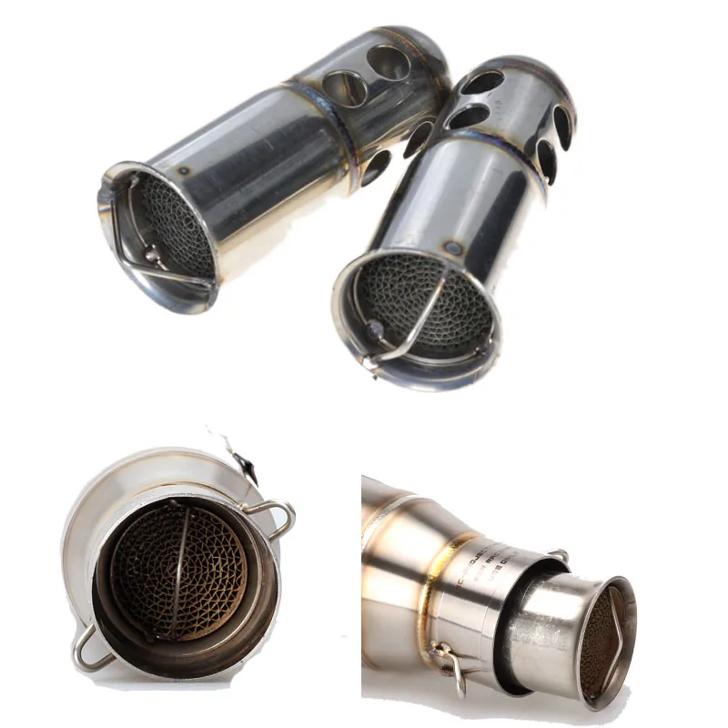 

Universal 51MM Motorcycle Motocross Exhaust Pipe Muffler Scooter DB Killer Moto Silencer For ER6N Z750 Z800 R1 R6 MT03 MT07 MT09