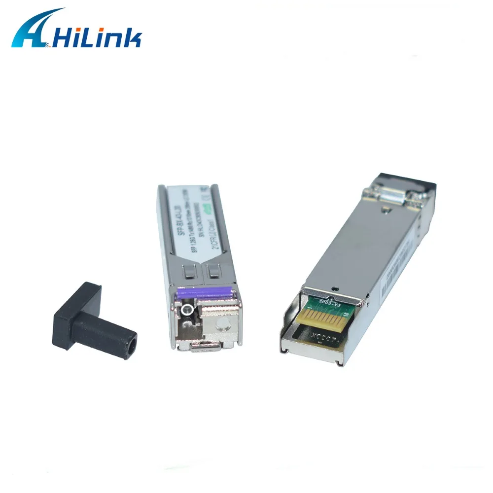 1 пара: 20 км 1,25 г bidi SFP 1310/1550(1490) нм ahilnk LC/SC WDM SFP модуль