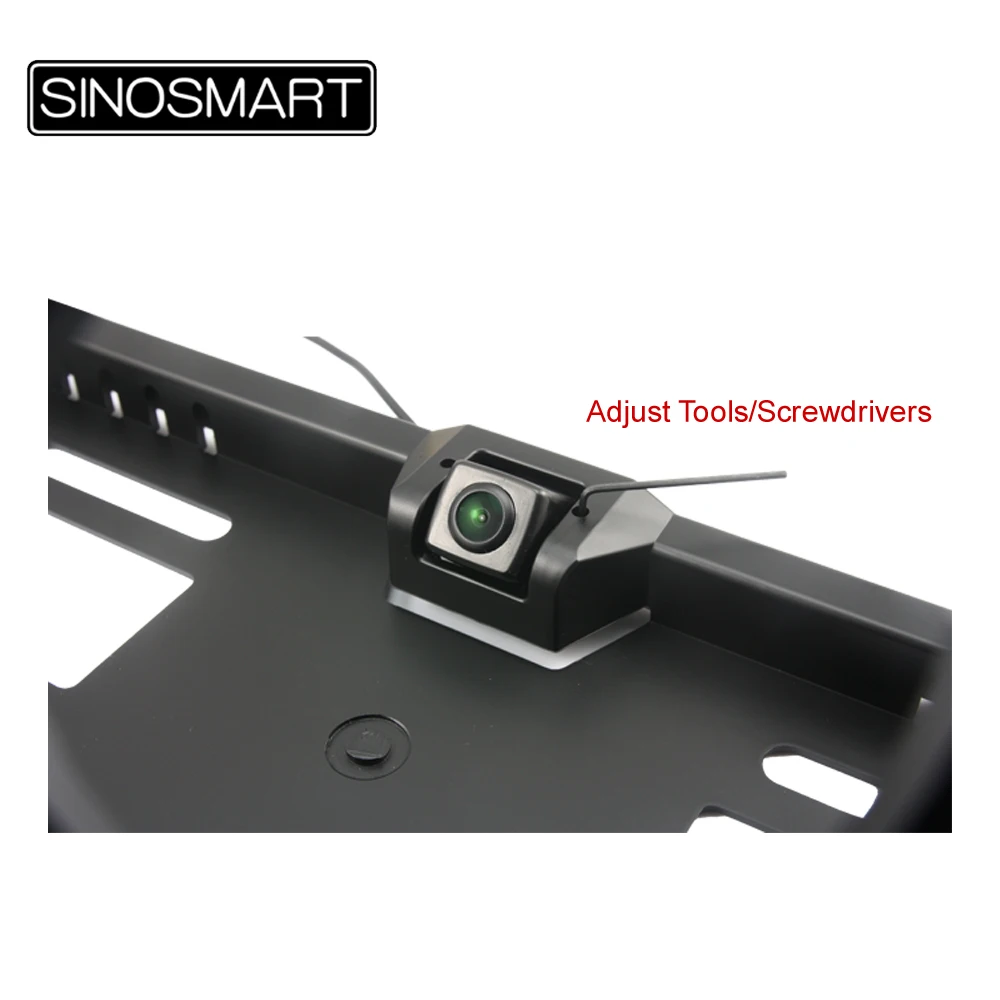 SINOSMART универсальная парковочная камера заднего вида с европейской стандартной рамкой номерного знака