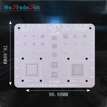 Прецизионный набор трафаретов для пайки BGA 0,12 мм толщина жестяная Сетка шаблон для припоя для Xiaomi Mi3 3S NOTE MI6 MIX2 RedMi NOTE