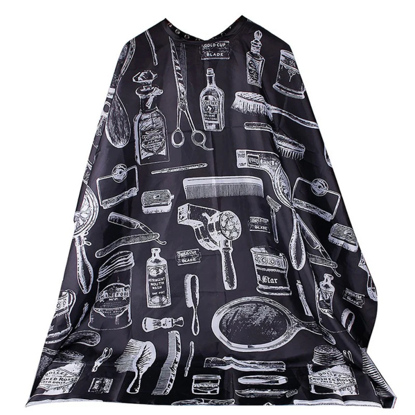 

Best Deal New Good Quality Hairdresser Apron Cartoon Pattern Cutting Hair Waterproof Cloth Salon Barber Cape Hairdressing 1PC#30