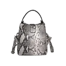Женская сумка-мешок, квадратная кожаная сумка со змеиным принтом, женская сумка на плечо, модная сумка-мессенджер на плечо# L5