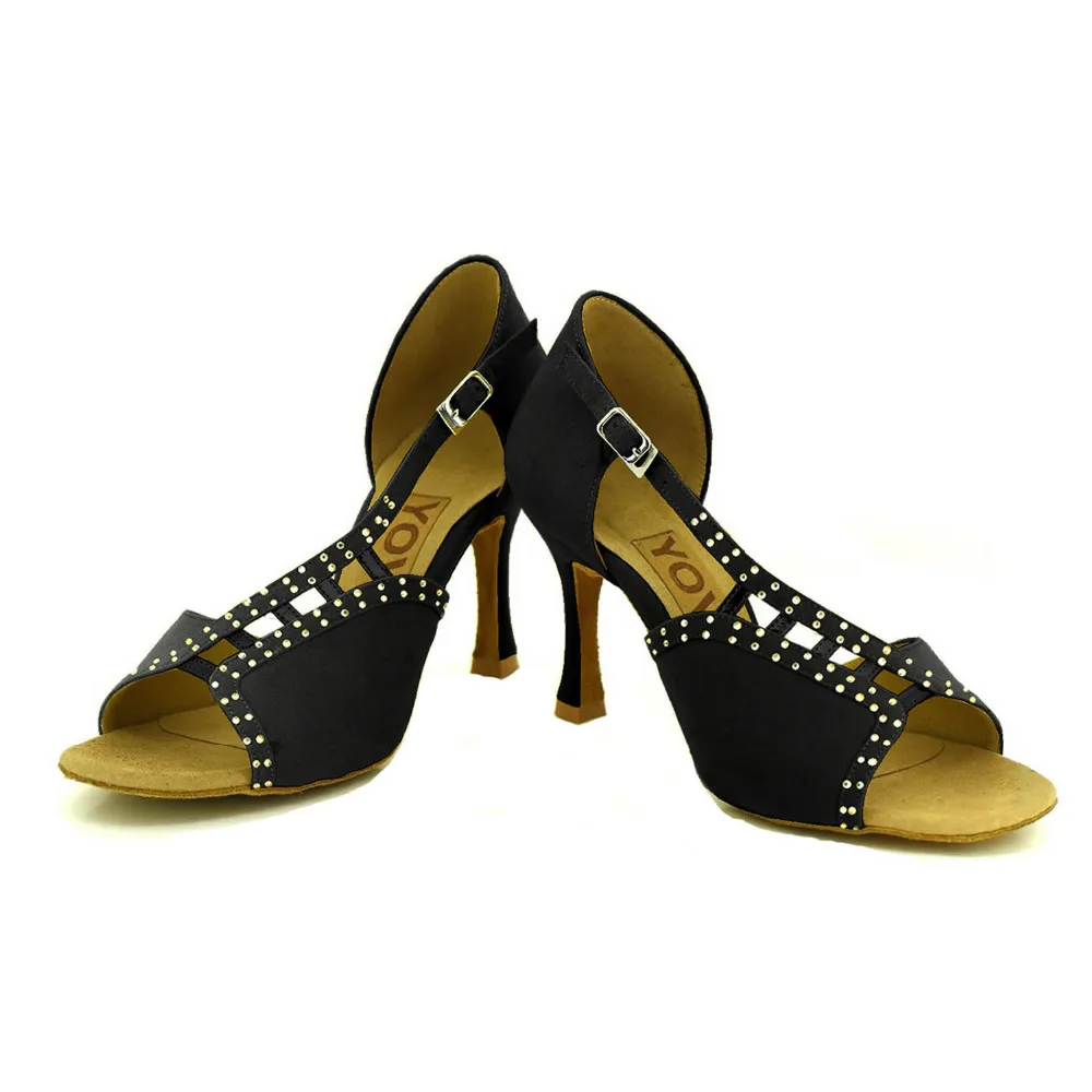 YOVE Dance font b Shoes b font Women s Latin font b Salsa b font Dance