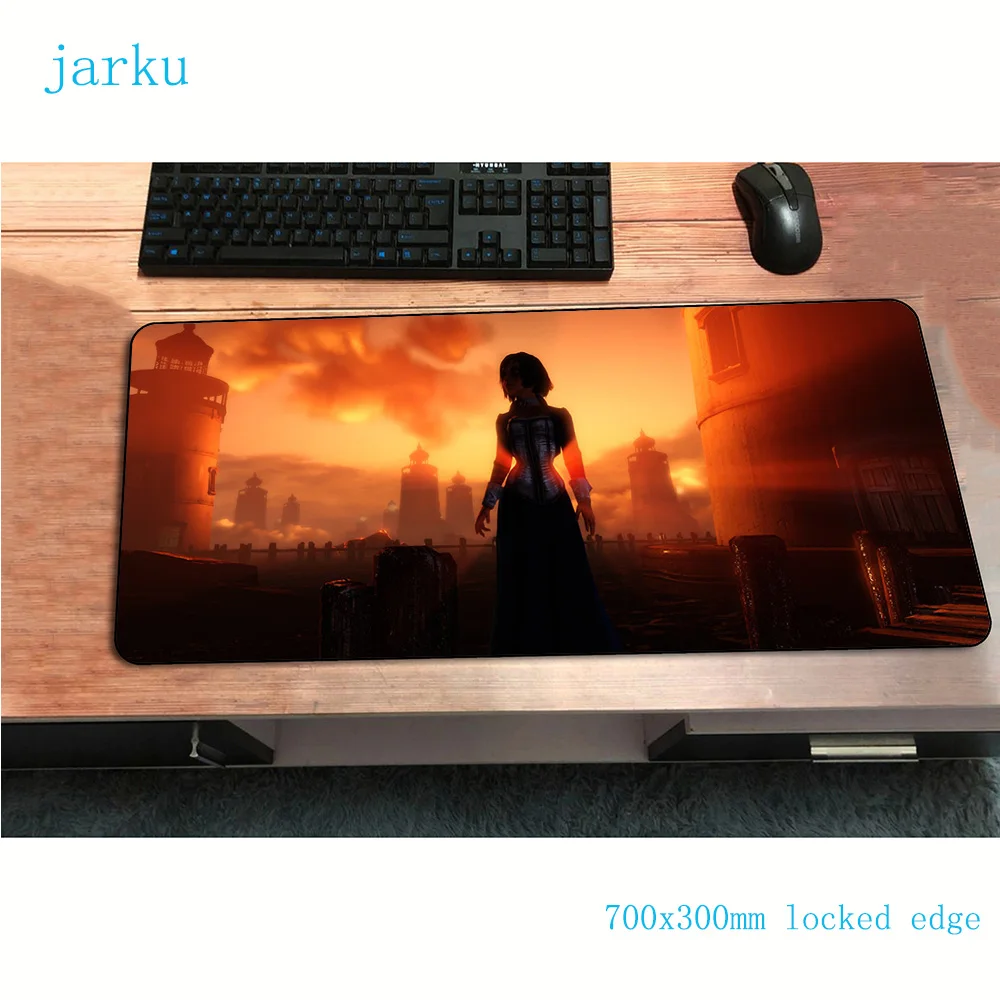 Коврик для мыши bioshock 700x300x3 мм компьютерный коврик геймер милый геймпад ПК игровой
