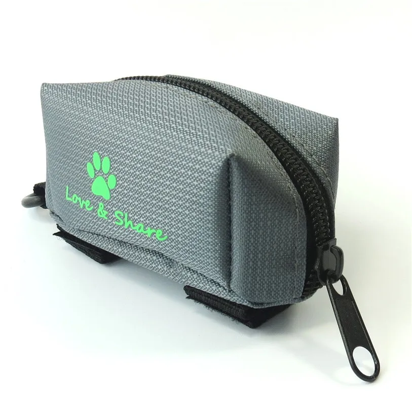 Fashion Waste Poop Bags For Pet Dog Cat Travel Pet Dispenser Waste Dog Puppy Pick-Up Bags Poop Bag Holder Hook Pouch #F#40DC14 (22)