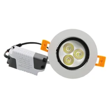 Новое поступление не затемняемый 3 Вт точечный светодиодный яркий потолочный светодиодный корпус потолочного светильника холодный теплый белый светильник для дома светильник ing