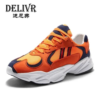 

Delivr Orange Dad Sneakers 2019 Newest Rome Breathable Men Casual Shoes Zapatillas Hombre Tenis Masculino Spring Sneakers