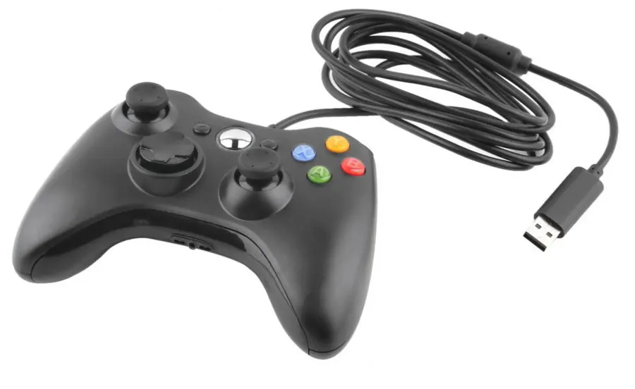 USB проводной геймпад для Microsoft Xbox 360 консоль проводной контроллер Джойстик Черный Белый Красный Синий для ПК игровой джойстик