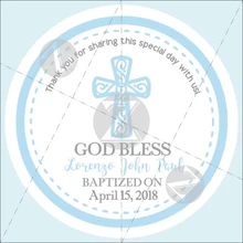 100 шт., 3-7 см, индивидуальный заказ, Крещение, Крещение, детские наклейки для мальчика, конфеты коробки для подарков этикетки