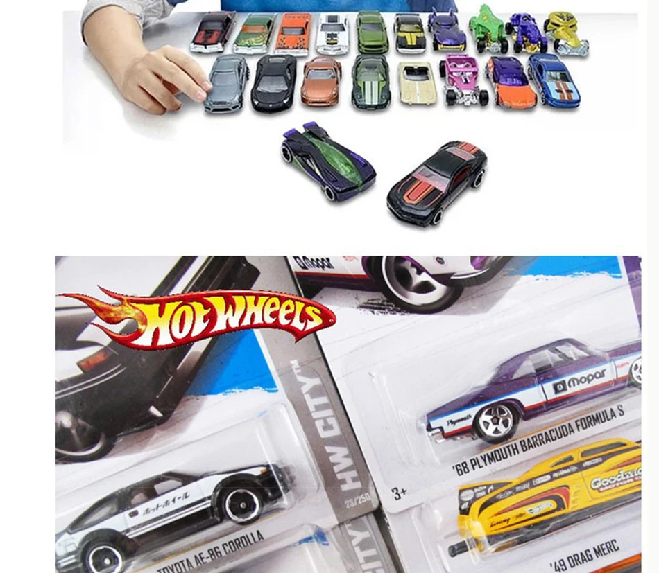 72 Style Original Hot Wheels 1 64 Metal Mini Model Car Kids Toys For