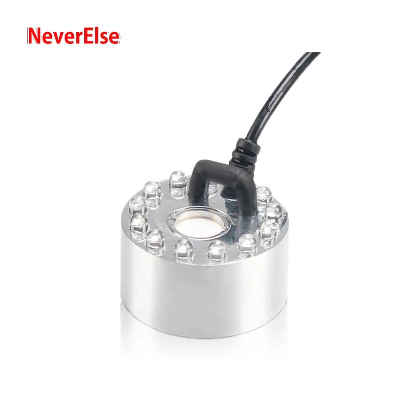 Aquarium Accessory Fogger Mist Maker Atomizer LED light for Fountain Pond Rockery Fish Tank Sprayer Magical Morning Air Dew Fog | Дом и сад