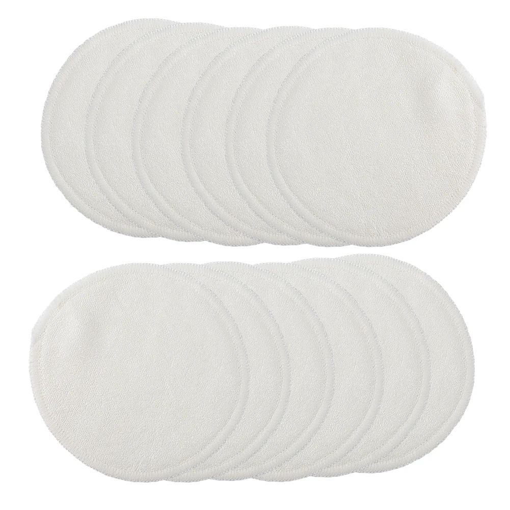 

MrY 12Pcs Washable Breathable Absorbent Breast Pads Anti-overflow Maternity Nursing Pads with Zipper Laundry Bag New