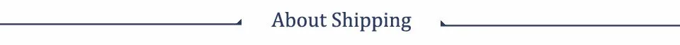 shipping