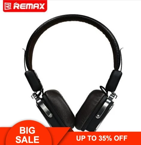 

Genuine REMAX-200HB Wireless Music Bluetooth Headset with HD Microphone Noise Reduction Cancel High Fidelity Sound 3D Stereo