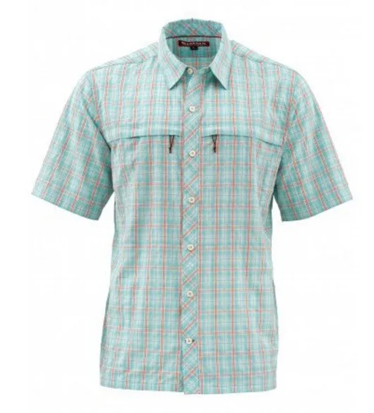 Лето, SI* S, мужская рубашка для рыбалки, SS, дышащая, UPF50, быстросохнущая, впитывает влагу, для рыбалки, клетчатая рубашка, одежда для рыбалки, США Размер M-XL