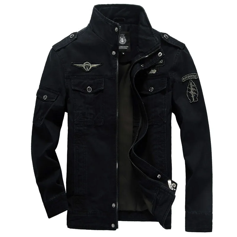 

2019 Men Jacket Military Jackets Fall Mens Winter Cargo Plus Size M-6XL Casual Man Jackets Clothes Brand Mens Coats and Jackets