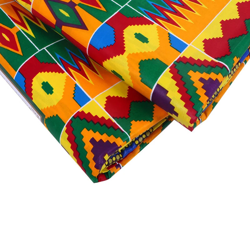 Королевский воск батик принты африканская ткань хлопок Анкара Kente настоящий голландский воск ткань лучшее качество для вечерние платья 6 ярдов