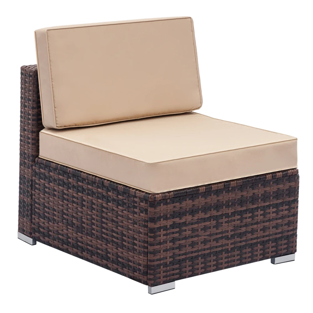 Outdoor Patio Pe Rattan Garden Sofa And Steel Frame Le Sy Outdoor Patio Pe Rattan Garden Sofa And