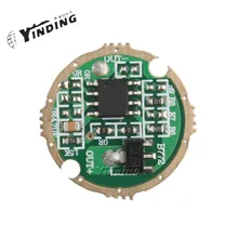 1 шт. драйвер фонарика 3 режима 20 мм 3-4,2 V монтажная плата для Q5 R5 T6 U2 сделай-сам фонарь аксессуары QD-18