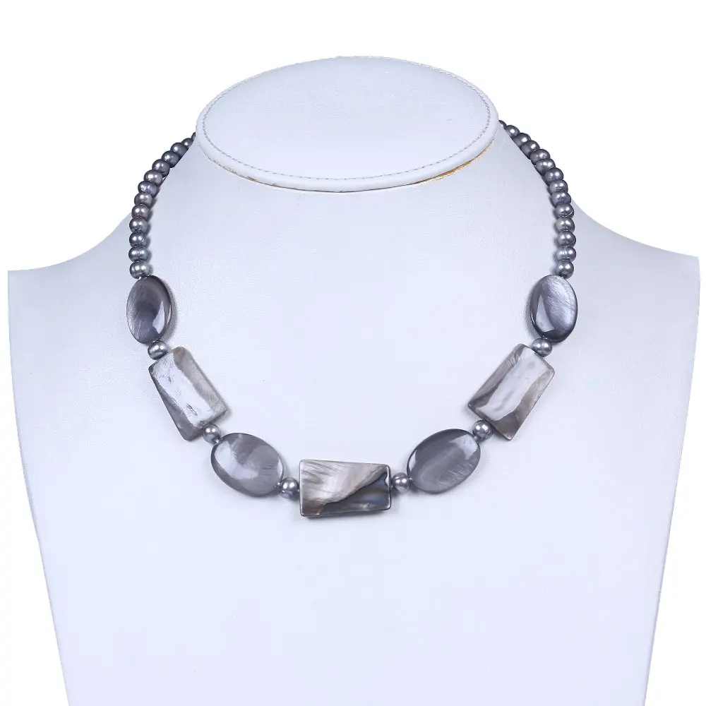  Black pearl&shell necklace jewellery women choker necklace for Christmas gifts