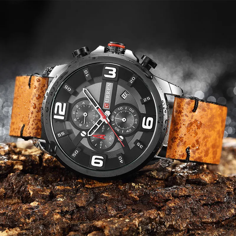 Relogio Masculino Новинка Curren 8288 мужские s часы лучший бренд класса люкс кожаные
