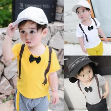 

3 Color Kids Boys Girls Cotton T-shirts Children Bicycle Printed Tops T shirts Girls Clothing Teenage Clothes Tees Outwear 4-14T