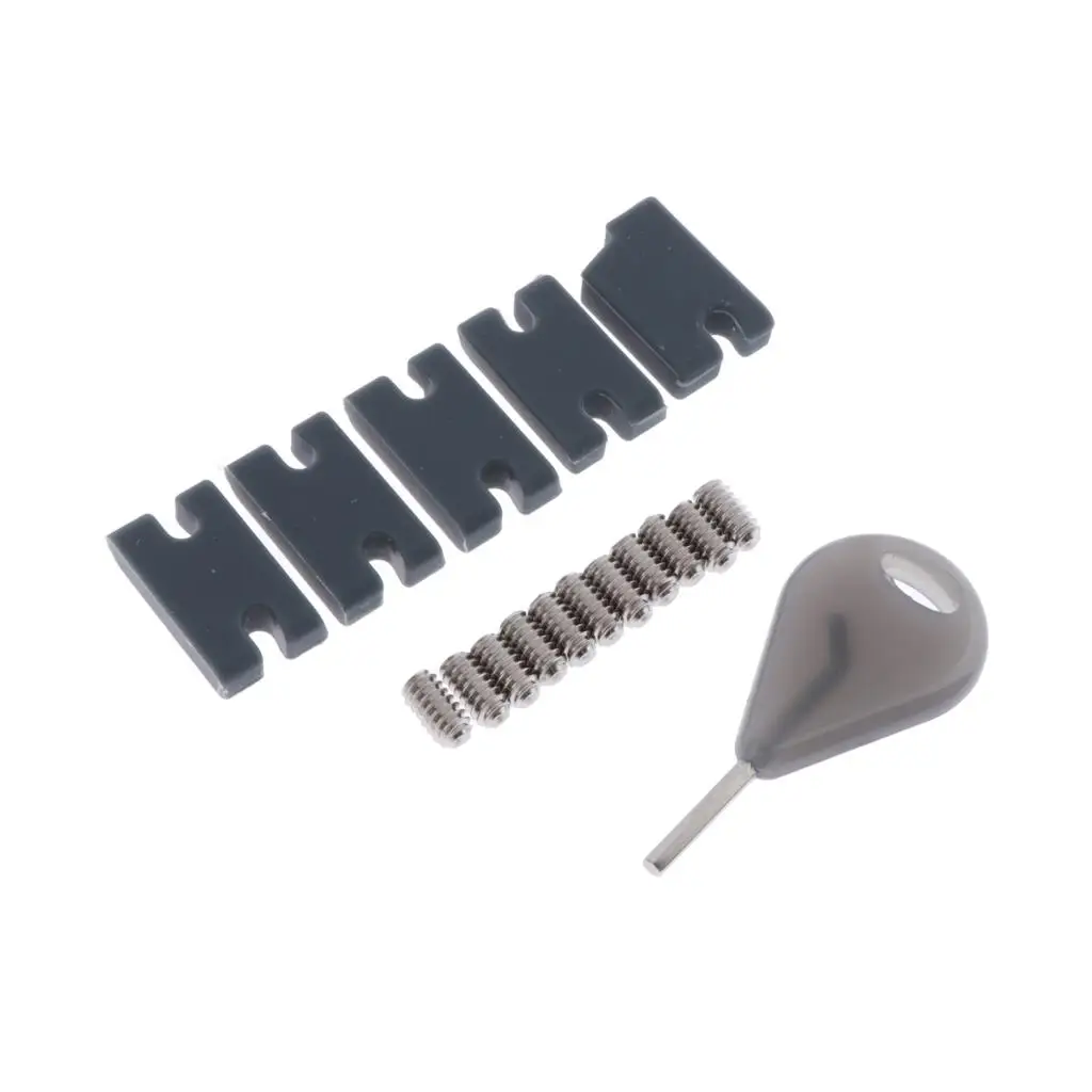 

Surfboard Tail Fin Mounting Converter Fin Box Compatibility Infills Kit with Surfing Surf Fin Key & Screws Accessories