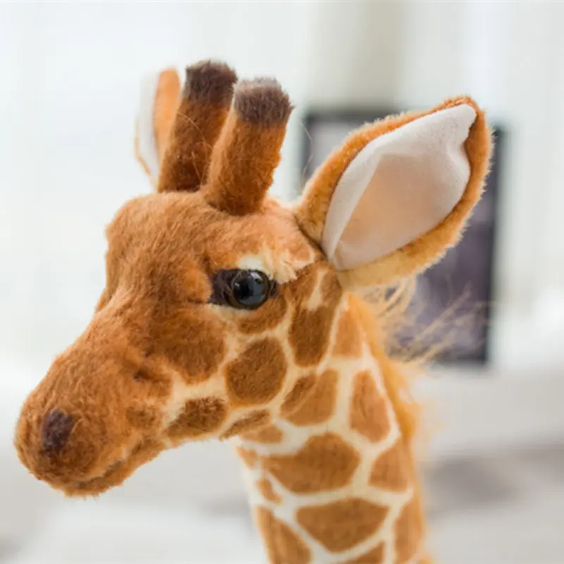1 шт. 60 см/80 см/100 см крупная имитация жирафа плюшевые животные куклы игрушки подарки на день рождения подарки на день Святого Валентина детские игрушки