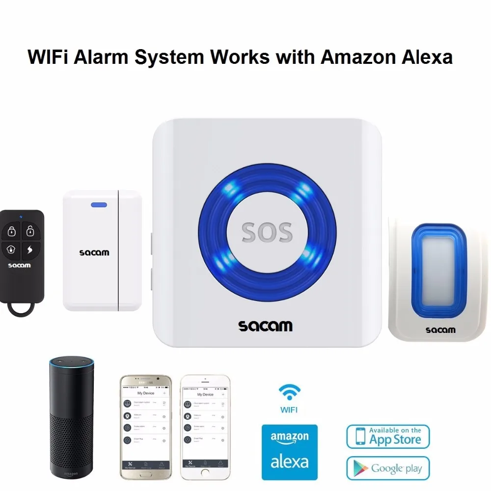 WiFi Secruity System works with amazon alexa