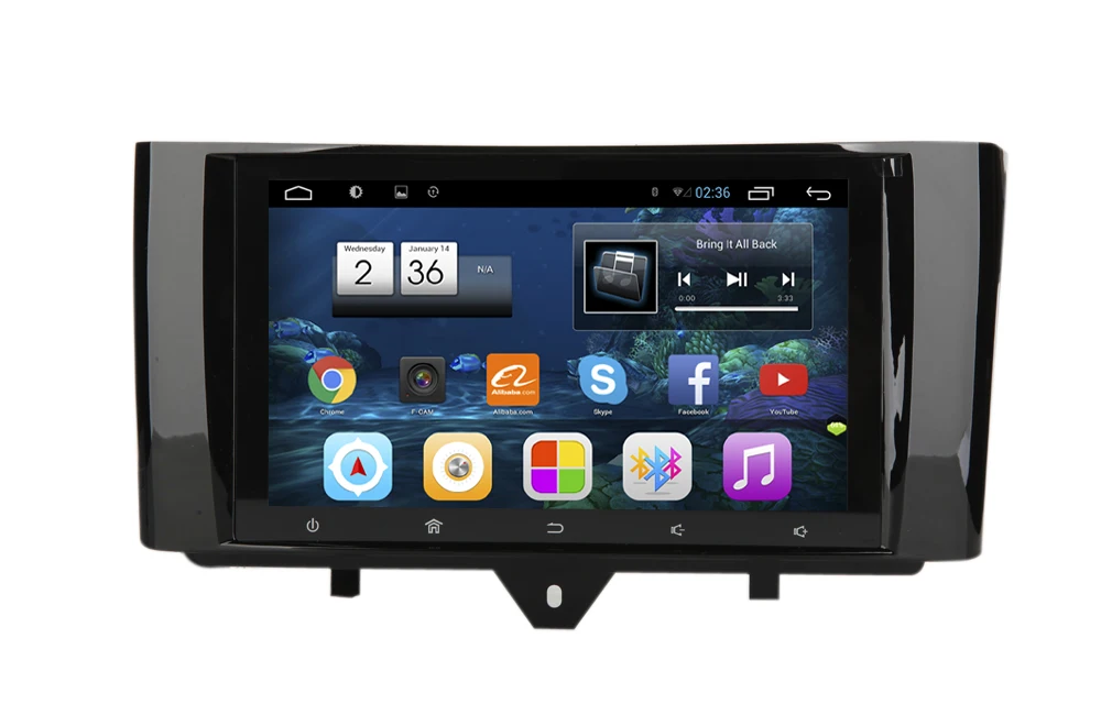 9 дюймов 2 Гб ОЗУ Android 10 0 телефон с радио медиа-плеер стерео для Mercedes-Benz Smart Fortwo 2010-2015