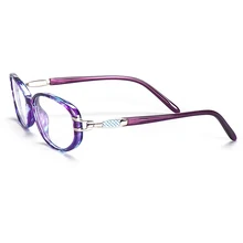 Яркое пятно Новые женские плиты Близорукость Оптические ретро очки кадр женский с анти-синий излучения