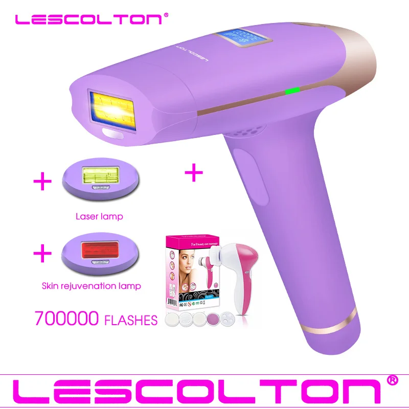 

700000 timelescolton T009X 3in1 IPL Laser Hair Removal Machine Lazer epilator with LCD Display Hair removal For Boay Bikini Face