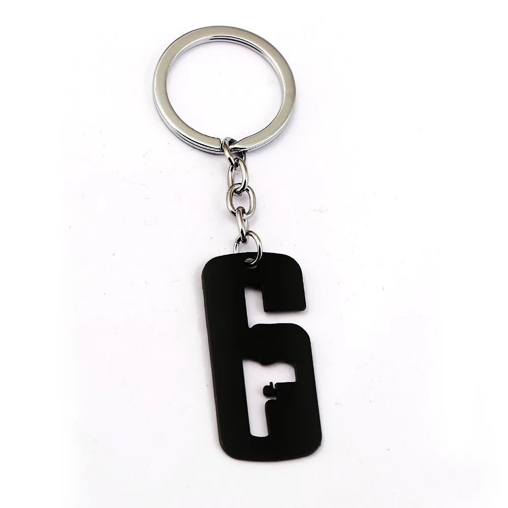 Rainbow Six Keychain Siege 6 Key Ring Holder Fashion Car Chaveiro Game Key Chain Pendant men Gift Jewelry цена Rainbow Six Keychain Siege 6 Key Ring Holder Fashion Car Chaveiro Game Key Chain Pendant men Gift Jewelry цены онлайн