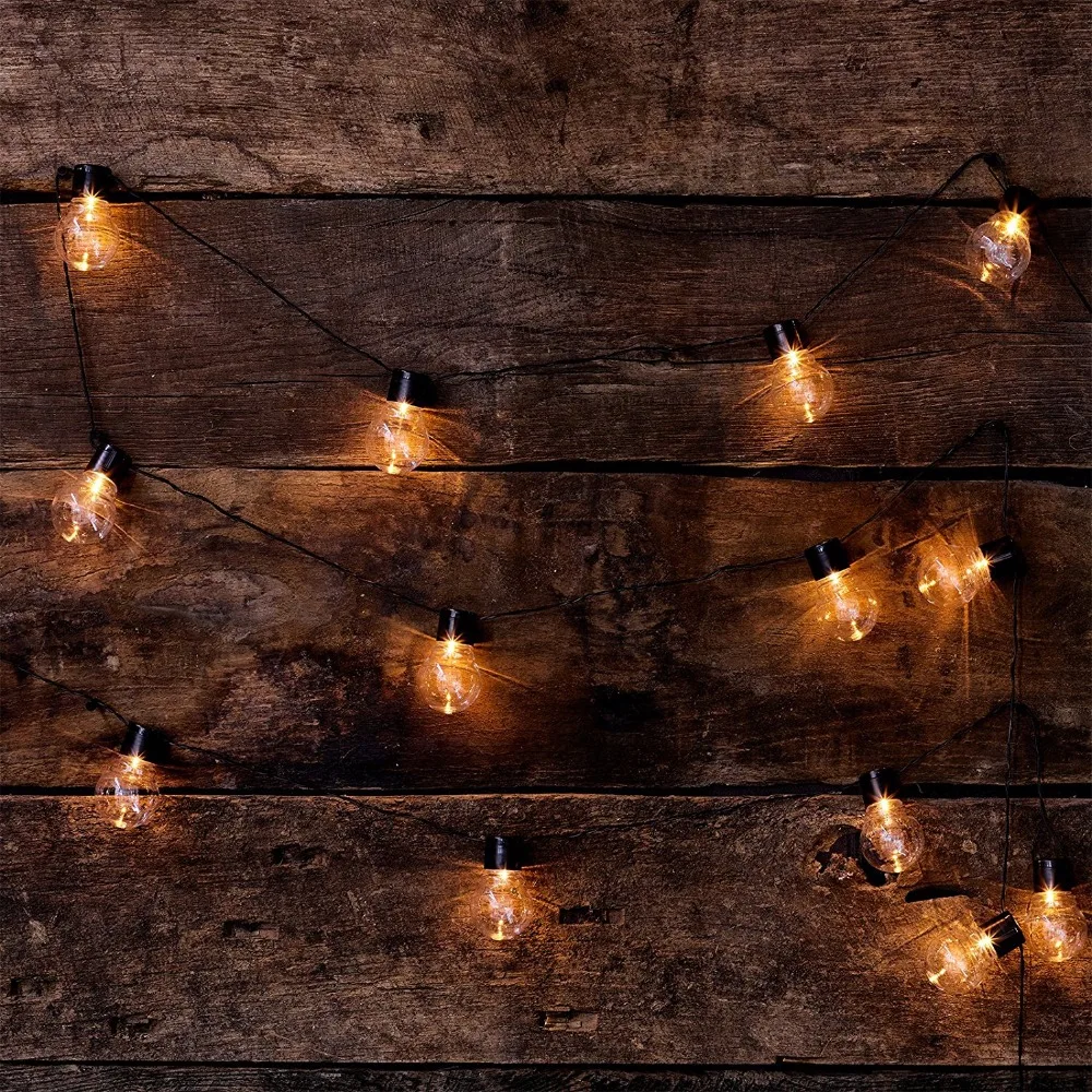 Новинка, 20 светодиодов G45, Подключаемая гирлянда из шариковых ламп для вечеринки, светодиодная Рождественская гирлянда, Сказочная Свадебная садовая подвесная гирлянда|christmas lights|led christmas lightsfestoon party | АлиЭкспресс
