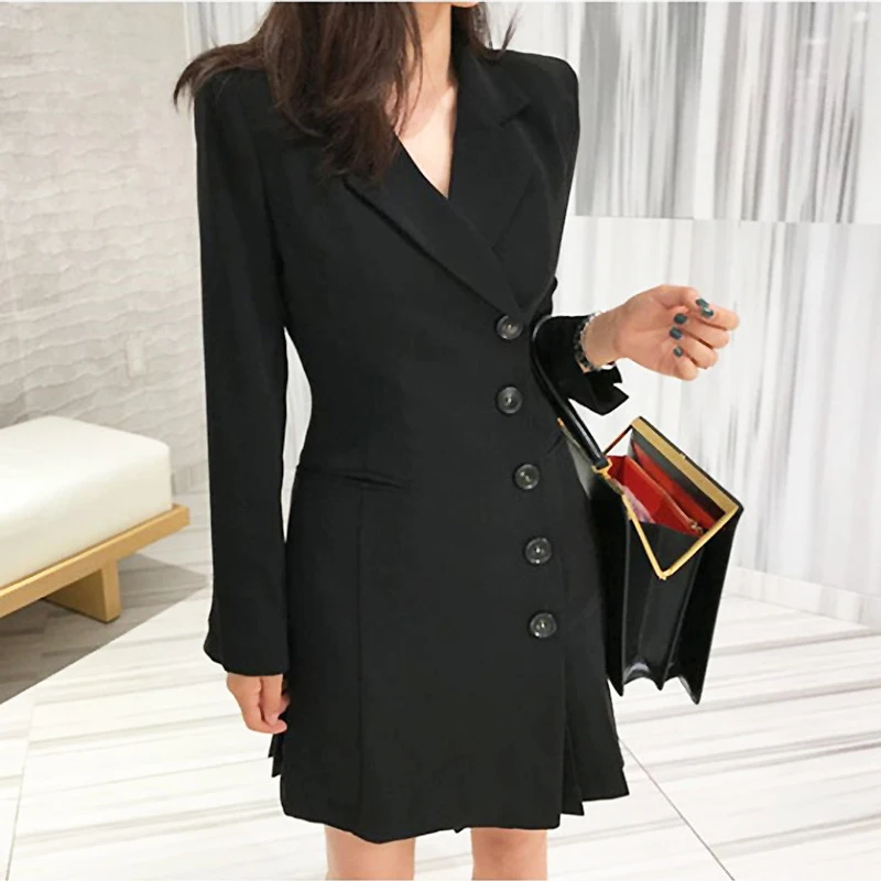 2019 Hot Selling Spring Women Casual Long Thin Blazers Coats Notched Collar Full Sleeve Triple Button Fashion Cardigans Dropship 2019 Hot Selling Spring Women Casual Long Thin Blazers Coats Notched Collar Full Sleeve Triple Button Fashion Cardigans Dropship