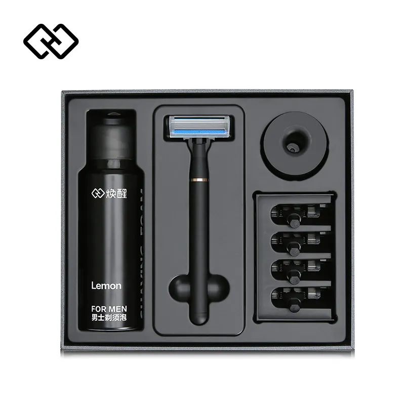 

Mr. Handx Safety Razor for Men 8 in 1 Set with Magnetic Collection Whole Washing Nice Gift for Men